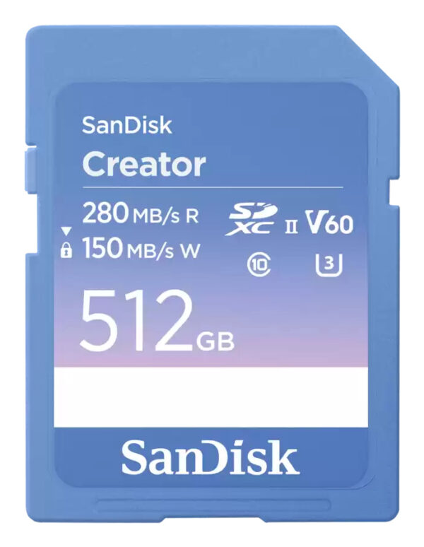 Creator 512 GB SDXC UHS-II Clase 10
