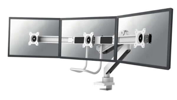 NM-D775DX3WHITE soporte para monitor 68,6 cm (27") Escritorio Blanco
