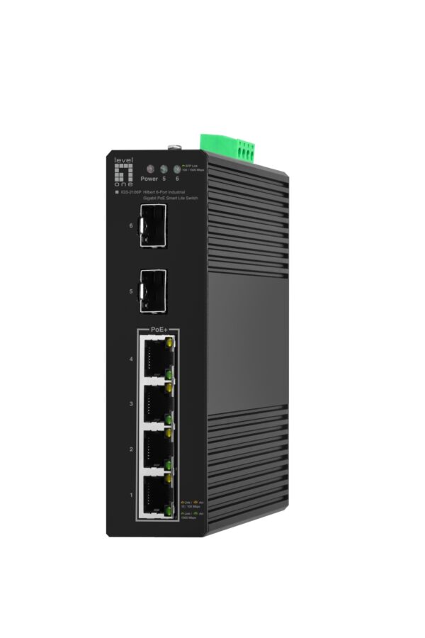 IGS-2106P switch Gestionado L2 Gigabit Ethernet (10/100/1000) Energía sobre Ethernet (PoE) Negro