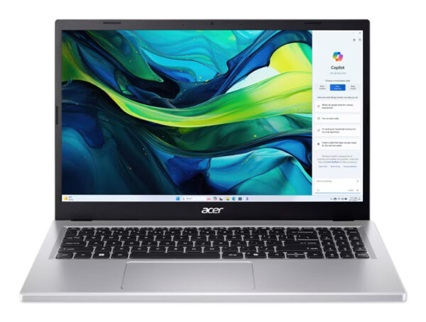 Aspire Go 15 AG15-71P-511S Intel® Core i5 i5-13420H Portátil 39,6 cm (15.6") Full HD 16 GB DDR5-SDRAM 512 GB SSD Wi-Fi 6 (802.11ax) Windows 11 Home Español Plata