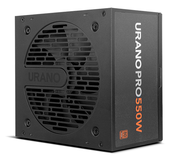 Urano Pro unidad de fuente de alimentación 550 W 20+4 pin ATX ATX Negro, Naranja