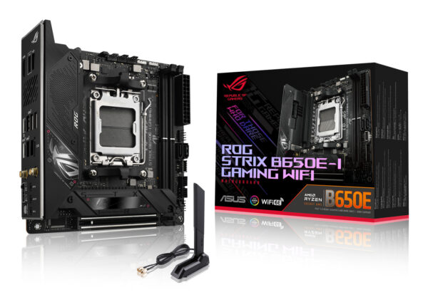 ROG STRIX B650E-I GAMING WIFI AMD B650 Zócalo AM5 mini ITX