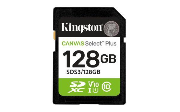 128 GB SDXC Canvas Select Plus Gen3 150 MB/s C10 UHS-I U1 V10