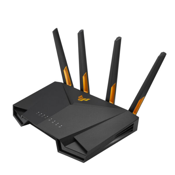 TUF Gaming AX3000 V2 router inalámbrico Gigabit Ethernet Doble banda (2,4 GHz / 5 GHz) Negro, Naranja