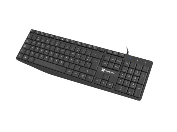 NKL-1948 teclado Universal USB QWERTY Español Negro