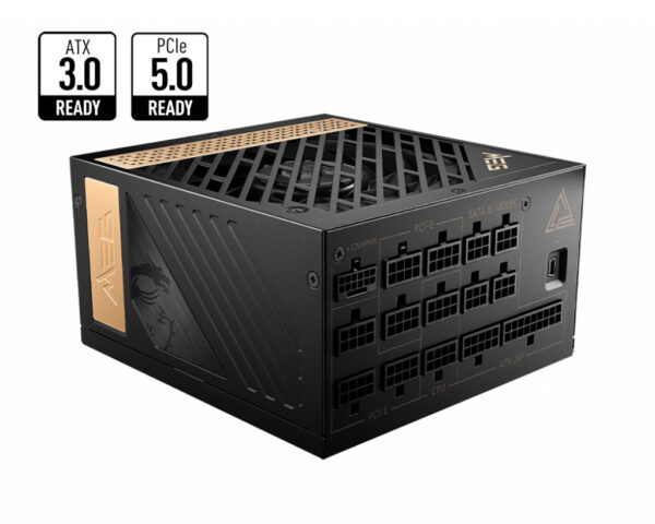 MEG AI1300P PCIE5 unidad de fuente de alimentación 1300 W 24-pin ATX ATX Negro