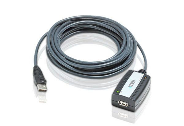 Cable extensor USB 2.0 de 5 m (soporta conexión en cadena hasta 25 m)