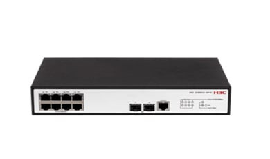 H3C S1850V2-10P-EI L2 Ethernet Switch with 8*10/100/1000BASE-T Ports and 2*1000BASE-X SFP Ports,(AC)
