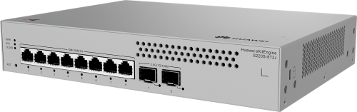 HUAWEI DATA COMMUNICATION,S220S 8T2J,S220S 8T2J,S220S 8T2J 8 10 100 1000BASE T PORTS, 2 2.5GE SFP PORTS, BUILT IN AC POWER, FANLESS