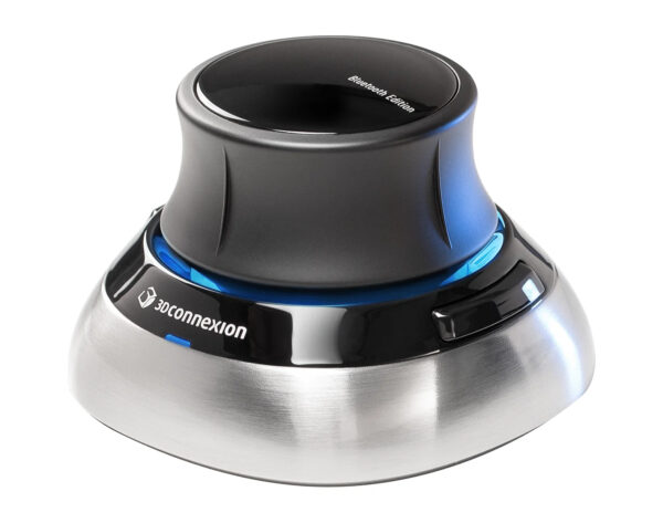 SpaceMouse ratón Oficina RF Wireless + Bluetooth + USB Type-A 6DoF