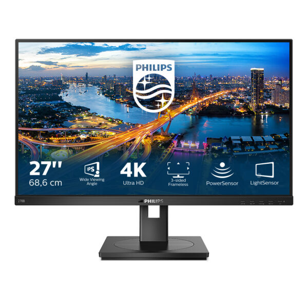 B Line 278B1/00 pantalla para PC 68,6 cm (27") 3840 x 2160 Pixeles 4K Ultra HD LED Negro