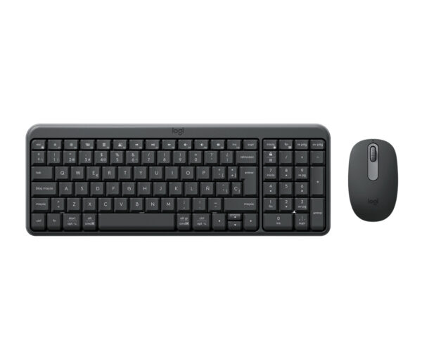 MK250 Compact Bluetooth Wireless Combo teclado Ratón incluido Universal RF Wireless + Bluetooth QWERTY Español Grafito