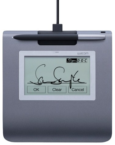 STU-430 Signature pad tableta digitalizadora Negro, Gris 2540 líneas por pulgada 96 x 60 mm USB