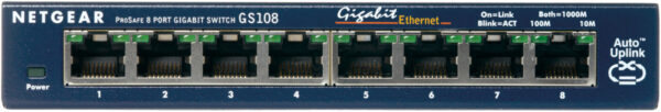 GS108GE switch No administrado Gigabit Ethernet (10/100/1000) Azul