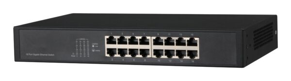 PFS3016-16GT switch No administrado L2 Gigabit Ethernet (10/100/1000) Negro