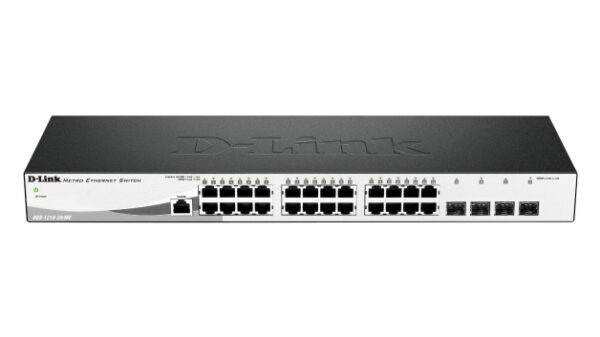 DGS-1210-28/ME Gestionado L2 Gigabit Ethernet (10/100/1000) 1U Negro