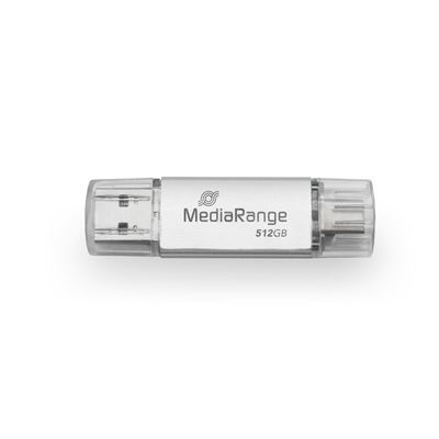 MR940-1 unidad flash USB 512 GB USB Type-A / USB Type-C 3.2 Gen 1 (3.1 Gen 1) Plata
