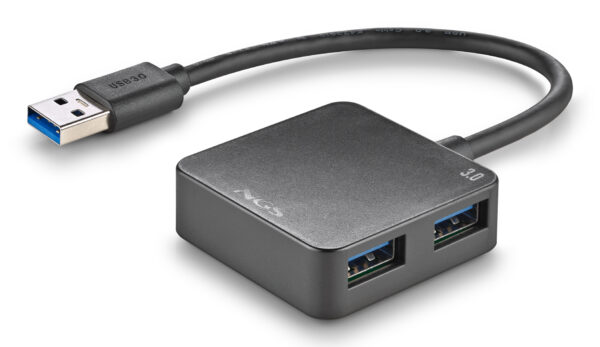 IHUB 3.0 TINY USB 3.2 Gen 1 (3.1 Gen 1) Type-A 5000 Mbit/s Negro