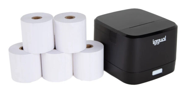 Kit impresora térmica TP EASY 58 + 5 rollos 57x57mm