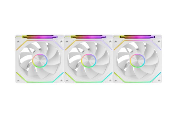 MF-LINKFINITYKIT2RW Carcasa del ordenador Ventilador 12 cm Blanco 3 pieza(s)