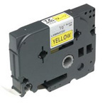 Gloss Laminated Labelling Tape - 36mm, Black/Yellow cinta para impresora de etiquetas TZ