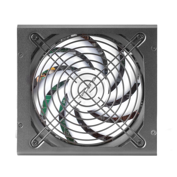 RADIX VII AG 600, Fuente Alimentación Full Modular 600W ATX, 10 Años Garantía, 80Plus Silver, +87% Eficiencia, Ventilador 140mm FDB con Tecnología AI-RPM, Condensadores Japoneses 105º, Negro