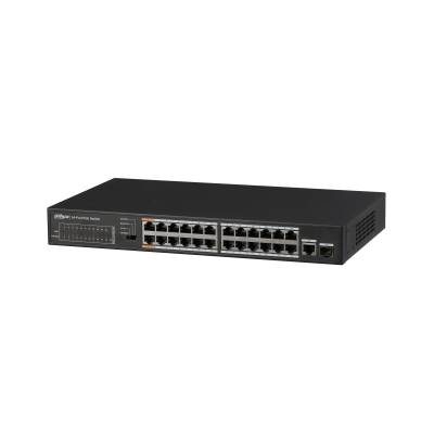 PFS3125-24ET-190 switch No administrado L2 Fast Ethernet (10/100) Energía sobre Ethernet (PoE) Negro