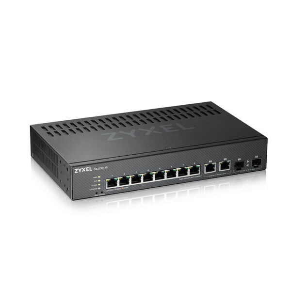 GS2220-10-EU0101F switch Gestionado L2 Gigabit Ethernet (10/100/1000) Negro