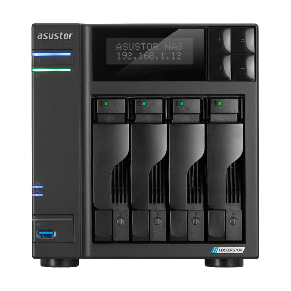 LOCKERSTOR 4 Gen2 (AS6704T) NAS Escritorio Intel® Celeron® N N5105 4 GB DDR4 0 TB ADM Negro