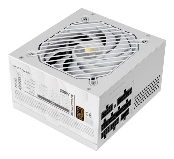 MPB650SIMW unidad de fuente de alimentación 650 W 24-pin ATX ATX Blanco