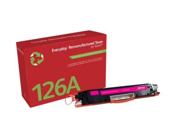 Remanufacturado Everyday Tóner Everyday Magenta remanufacturado de Xerox es compatible con HP 126A (CE313A), Capacidad estándar