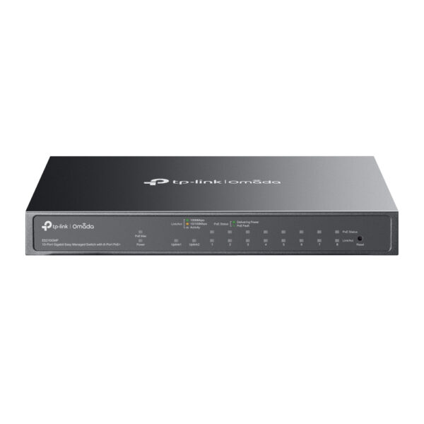 Omada ES210GMP switch Gestionado Gigabit Ethernet (10/100/1000) Energía sobre Ethernet (PoE) Negro