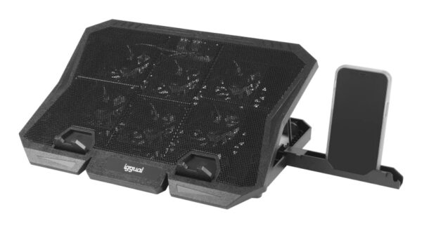 RP6V17 Soporte para ordenador portátil Negro 43,2 cm (17")