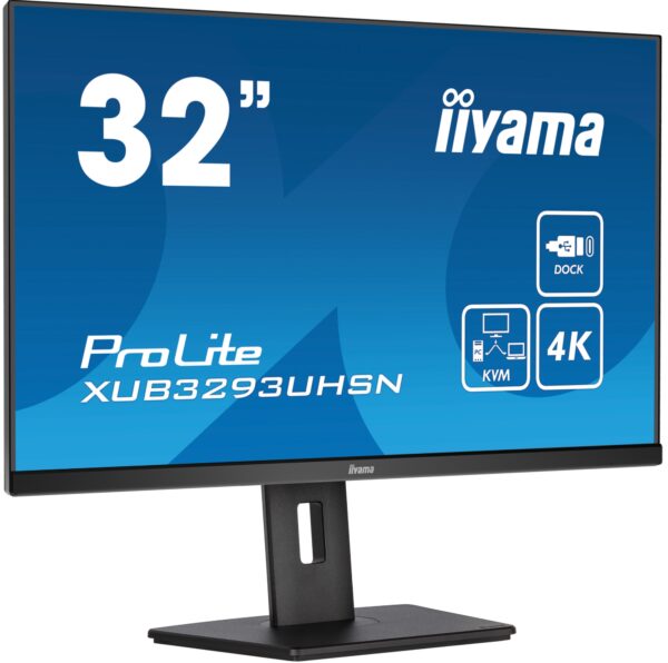 ProLite XUB3293UHSN-B5 pantalla para PC 80 cm (31.5") 3840 x 2160 Pixeles 4K Ultra HD LCD Negro