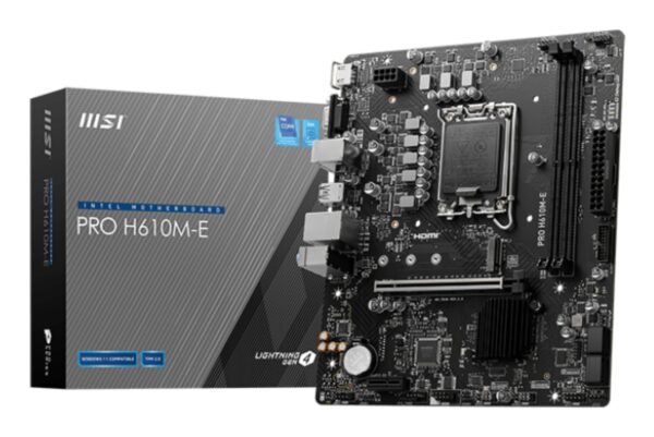PRO H610M-E placa base Intel H610 LGA 1700 micro ATX