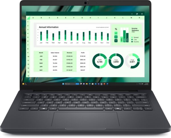 Pro Max 14 MC14250 Intel Core Ultra 7 265H Estación de trabajo móvil 35,6 cm (14") Full HD+ 16 GB LPDDR5x-SDRAM 512 GB SSD NVIDIA RTX PRO 500 Blackwell Wi-Fi 7 (802.11be) Windows 11 Pro Español Negro