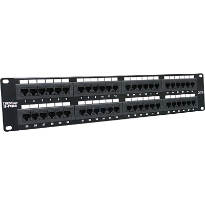 48-port Cat6 Unshielded Patch Panel