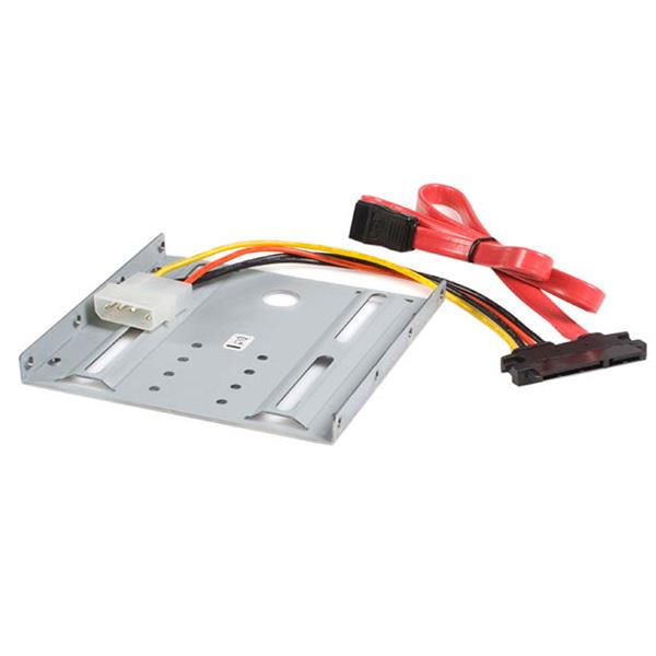 Juego Kit Adaptador Bandeja de Montaje Unidad de Disco Duro SATA de 2,5in Pulgadas a 3,5