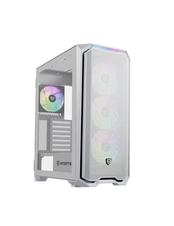 NF-CS-KRATERX-W carcasa de ordenador Midi Tower Blanco