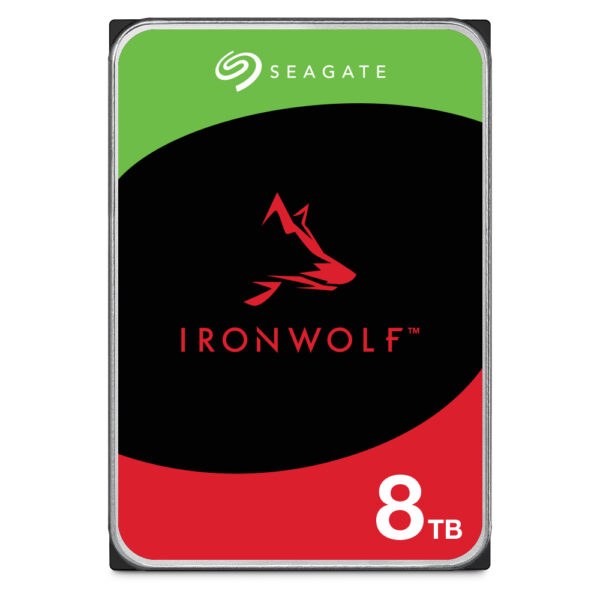 IronWolf ST8000VN002 disco duro interno 8 TB 5400 RPM 256 MB 3.5" Serial ATA III
