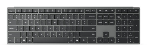 700 teclado Oficina RF Wireless + Bluetooth Español Gris