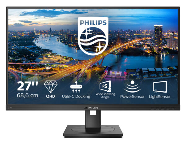 276B1/00 pantalla para PC 68,6 cm (27") 2560 x 1440 Pixeles Full HD LED Negro