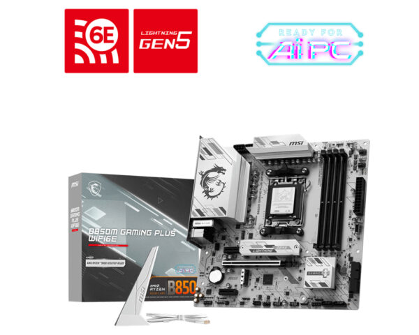 B850M GAMING PLUS WIFI6E AMD B850 Zócalo AM5 micro ATX