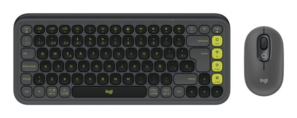 920-013118 teclado Ratón incluido Universal Bluetooth QWERTY Español Grafito