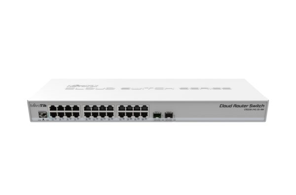 CRS326-24G-2S+RM switch Gestionado L2 Gigabit Ethernet (10/100/1000) Gris