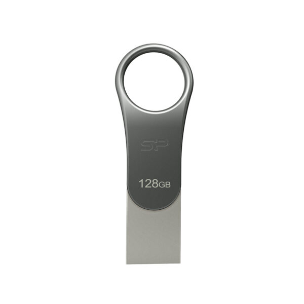 Mobile C80 unidad flash USB 128 GB USB Type-A / USB Type-C 3.2 Gen 1 (3.1 Gen 1) Titanio