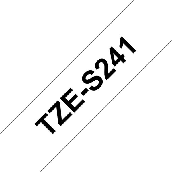 TZE-S241 cinta para impresora de etiquetas Negro sobre blanco TZ