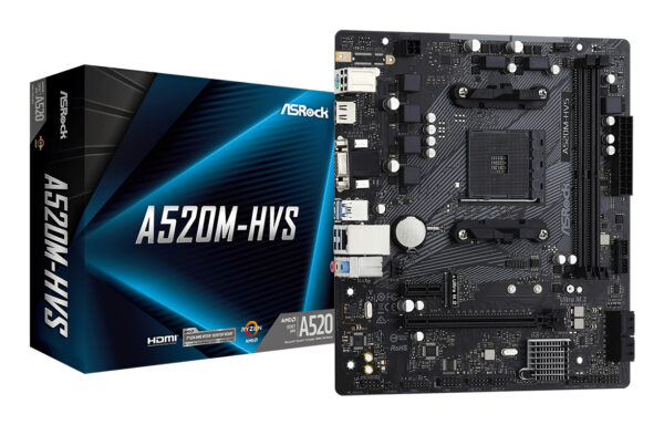 A520M-HVS AMD A520 Zócalo AM4 micro ATX