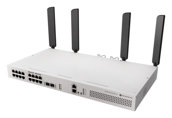 CRS418-8P-8G-2S+5axQ2axQ-RM L2/L3 Gigabit Ethernet (10/100/1000) Energía sobre Ethernet (PoE) 1U
