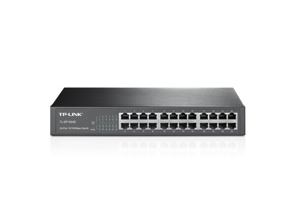 TL-SF1024D No administrado Fast Ethernet (10/100) 1U Negro